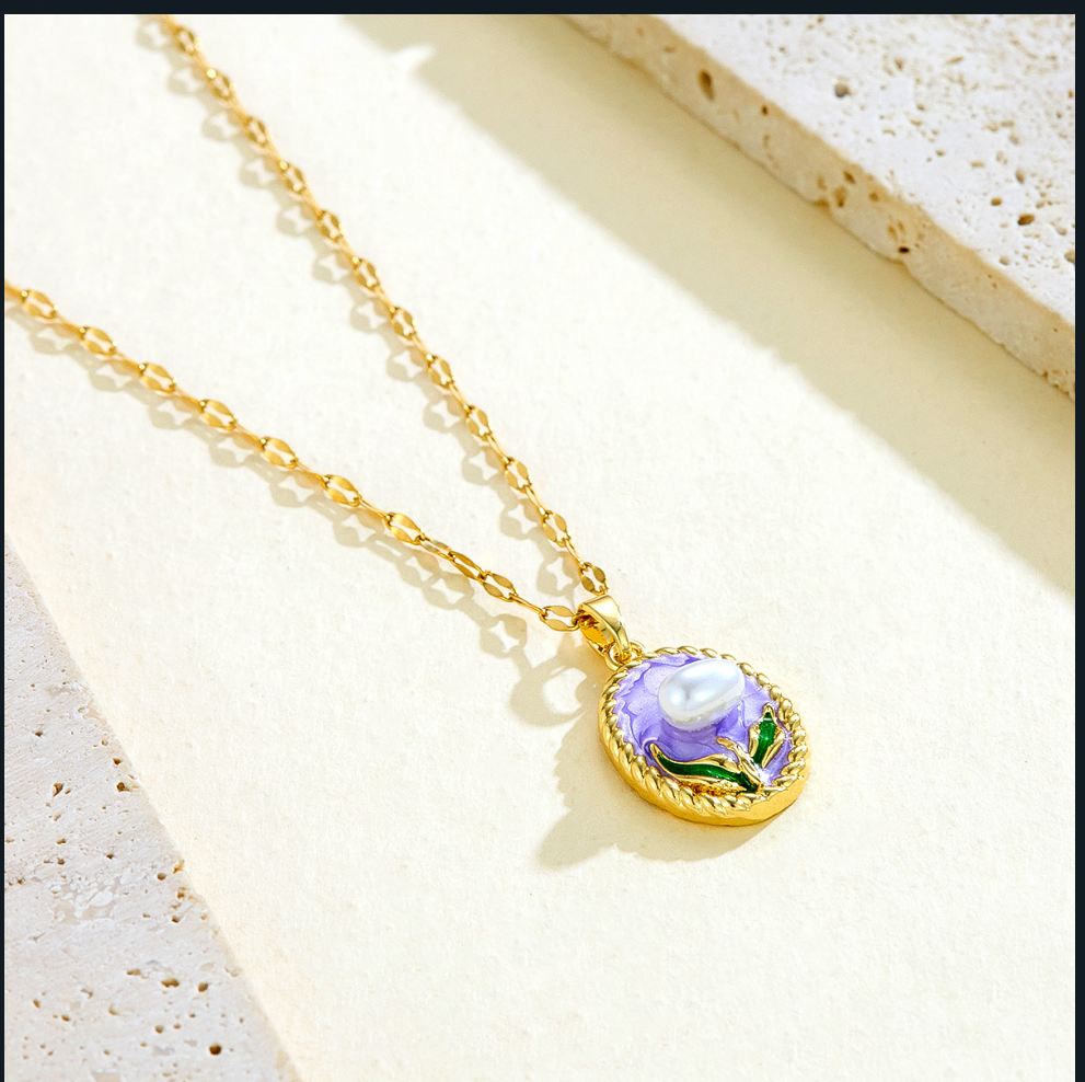 Anti-Tarnish Pearl Pendant